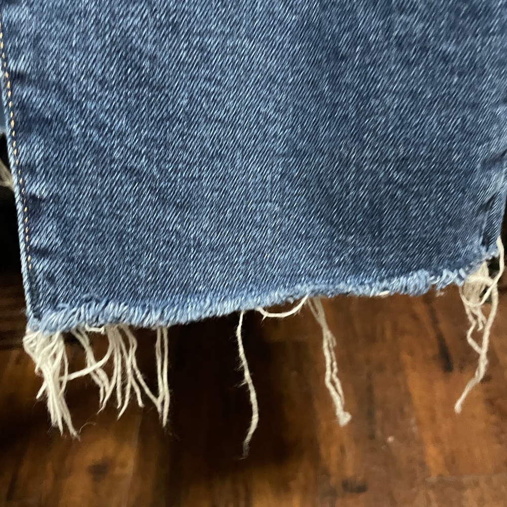Womans Blue Distressed Jeans - Picture 8 of 11